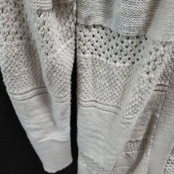 Universal Thread Womens Open Cardigan Khaki Size Small 100% Cotton Long Sleeve - Picture 10 of 12